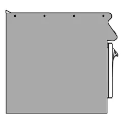 Seitenabschlusselement rechts für VS900