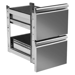 Schubladenkit 2x 1/2 für Kühltische Tiefe 600