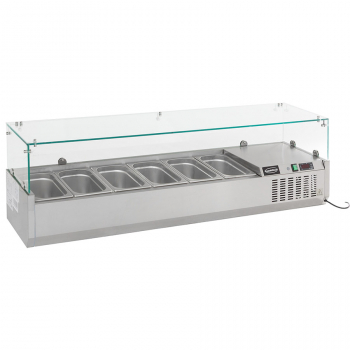 Aufsatzvitrine 1/3 Gn X 7