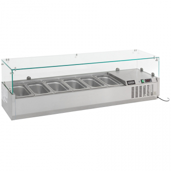 Aufsatzvitrine 1/3 Gn X 9