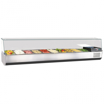 Aufsatzvitrine 10X 1/3 Gn