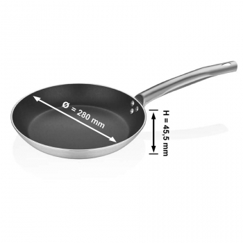 Bratpfanne Schwarz 2.05 Liter | Ø 280 mm