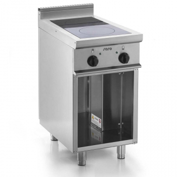 Ceranfeld mit offenem Unterbau | 2 Kochzonen 2 x 2.5 kW