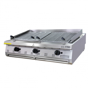 Premium Chargrill 3 Zonen - Dreifache Einheit 90cm tief Gas - Gastrohot