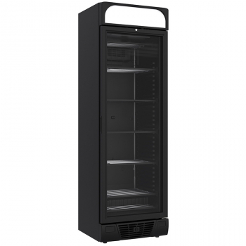 Combisteel Canopy Tiefkühlschrank 382 Liter Schwarz - Hochwertiger Tiefkühlschrank für die Gastronomie