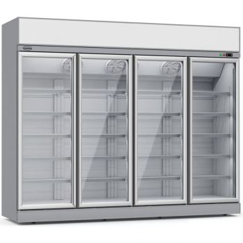 Kühlschrank mit 4 Glastüren INS 2060R - Großer Kühlschrank für die Gastronomie