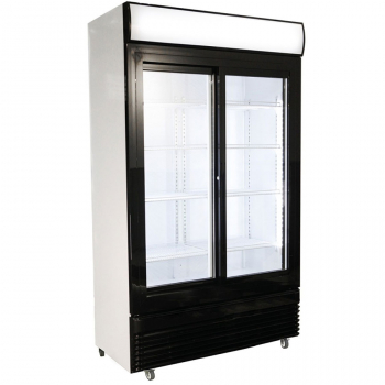 Kühlschrank mit Schiebetüren BEZ-780 SL - Glastürkühlschrank für Gastronomie und Gewerbe