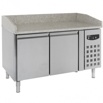 Pizzatisch mit 2 Türen für die Gastronomie