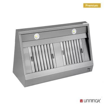 Unterbauhaube 700 B1200xT700xH400 für Großküchen Wandmontage