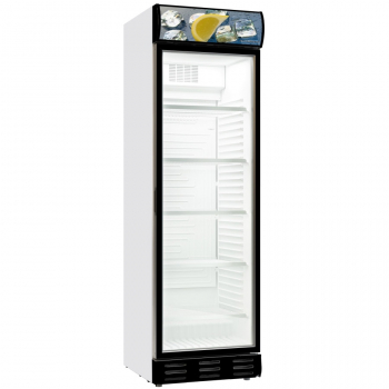Kühlschrank mit 1 Glastür, Scharnieren links - Gastrohot