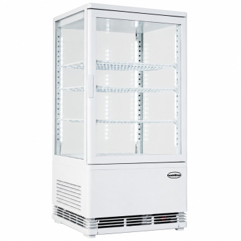 Kühlvitrine 68L Weiss