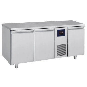 Tiefkühltisch mit 3 Türen GN 1/1, -10/-20°C, WiFi - Gastrohot