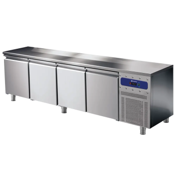 Kühltisch 600 mm 4 Türen 430x325 mm 2-8°C - Gastrohot