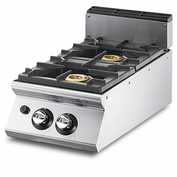 Gaskochfeld mit 2 Brenner je 6 kW