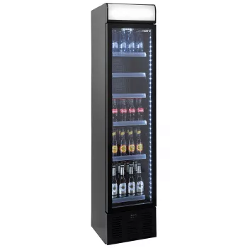 Getränkekühlschrank schmal 40 cm breit | Flaschenkühlschrank 130 Liter