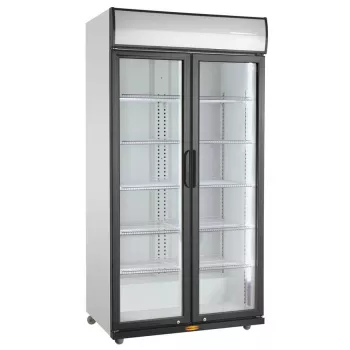 Getränkekühlschrank 2 Glastüren | 569 Ltr