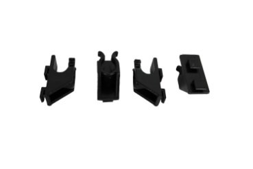 Set 4 Clips Schwarz für 7487.0170-0175-0180 Alte Serie · 7487.0184