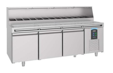 Pizzatisch 3 Türen 13X 1/3Gn Behälter · 7489.5305
