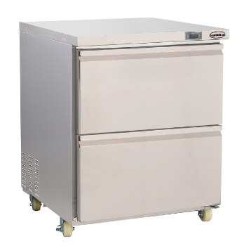 Edelstahl Tiefkühlschrank 2 Schubladen · 7450.0265