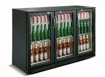 Barkühler Schwarz 3 Türen · 7455.1310