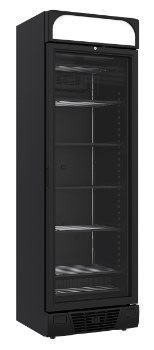 Tiefkühlschrank 1 Glastür Schwarz 382L · 7464.0060