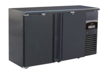 Barkühler Schwarz 2 Türen · 7450.0315