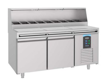 Pizzatisch 2 Türen 9X 1/3Gn Behälter · 7489.5300