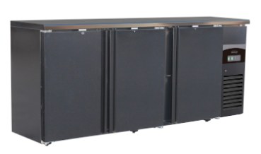 Barkühler Schwarz 3 Türen · 7450.0320