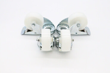 Maxima Wheels set for Table Steamer – 2 mit brackes · 4.3 Zoll / 11 cm 08560108