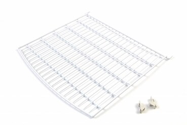Maxima Vitrine 235L – Einlegeboden + 2 Clips Weiß (NM) 09401320