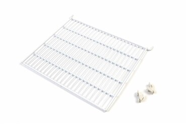 Maxima Einlegeboden Vitrine Inkl.. 2 Clips Weiß für Gekühlt Display Gehäuse 58L / 78L / 98L 09400887