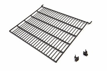 Maxima Einlegeboden Vitrine Inkl.. 2 Clips Schwarz für Gekühlt Display Gehäuse 235L 09400897
