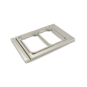 Maxima Siegelform für Menüschalen 227 x 178 mm – Klein · 2 Fächer 09369101