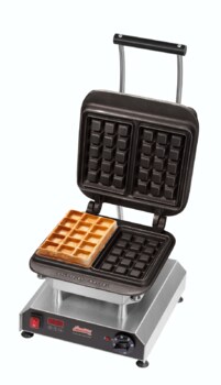 Neumärker Waffeleisen Thermocook® inkl. Brüsseler Waffel Wechselplatten (Gusseisen) 12-40801-15