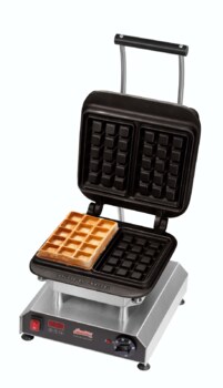Neumärker Waffeleisen Thermocook® inkl. Brüsseler Waffel Wechselplatten (Gusseisen antihaftbeschichtet) 12-40801-15_B