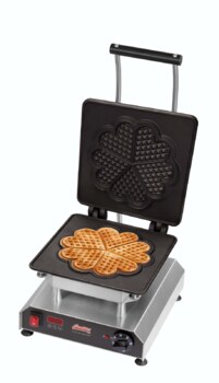 Neumärker Waffeleisen Thermocook® inkl. Große Herzwaffel Wechselplatten 12-40801-20