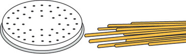 Neumärker Pasta-Scheibe Ø 57 mm Spaghetti für Nudelmachine PF25E/PF40E 06-50754-07