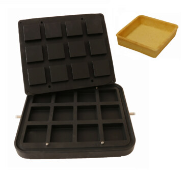 Neumärker Quadrat Wechselplatten für Tartlet-Basisgerät 05-40621