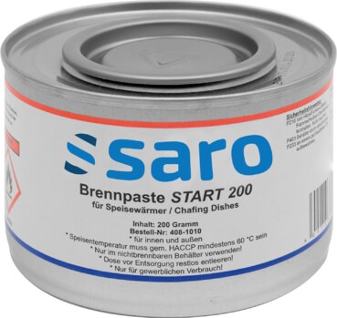 SARO Brennpaste, 200-Gramm-Dose Modell START 200