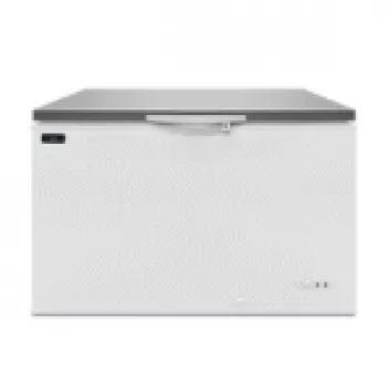 Gefriertruhe 395L Weiß Edelstahldeckel -18°C bis -25°C statisch