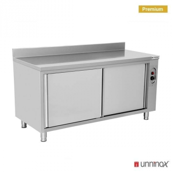 Heizschrank 1600x600x850 mm mit Aufsatz, 1,5 kW, 2 Schiebetüren