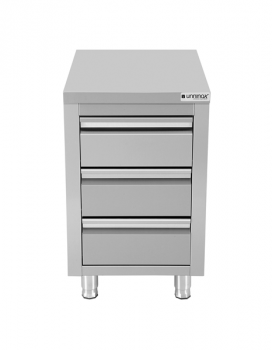 Schubladenschrank 700 mit 3 Schubladen 500x700x850 mm