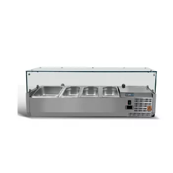 Gekühlte Arbeitsplatte 2000 mm 9x GN 1/3 Behälter