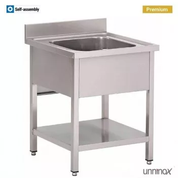 Spülbecken 1 Becken 80x70x85 cm robust