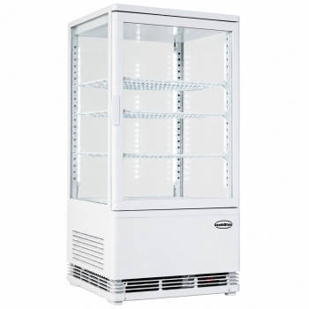 Kühlvitrine 68L Weiss