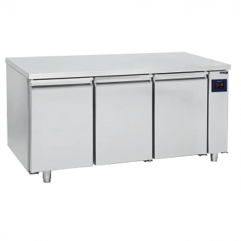 Koelwerkbank 3-deurs GN 1/1 voor centrale koeling 2-8°C WiFi - Gastrohot