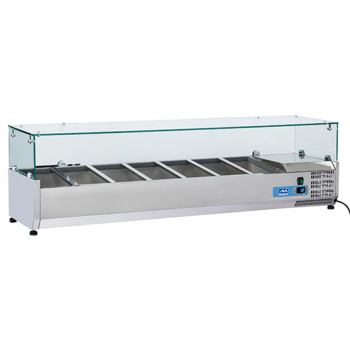 Kühlaufsatzvitrine h=150 mm | +2°/+8°C