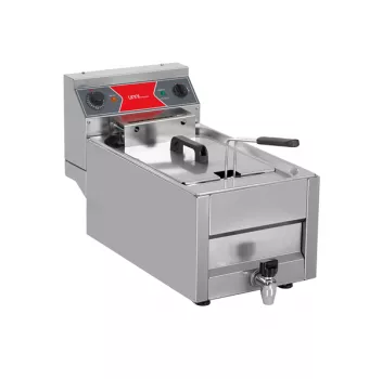 Elektrofritteuse 10L 9kW 400V Temperatur 50-200°C