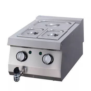 Schwere Pflicht Bain Marie Einzelgerät 70cm tief elektrisch - Gastrohot