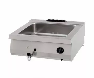 Schwere Pflicht Bain Marie Doppelgerät 70cm tief Gas - Gastrohot